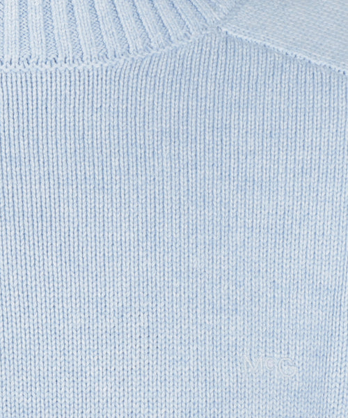 Trui Katoen Ronde Hals | Light Blue