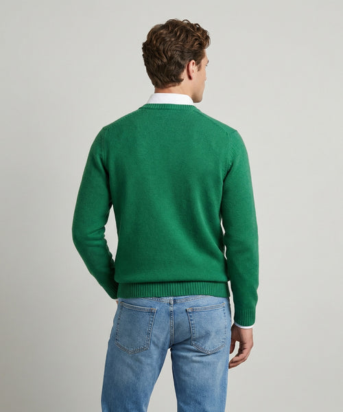 Trui Katoen Ronde Hals | Green