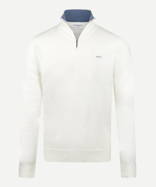 Trui Half-Zip Katoen Cashmere | Kit