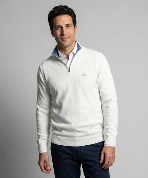Half-Zip Sweater Cotton Cashmere | Kit