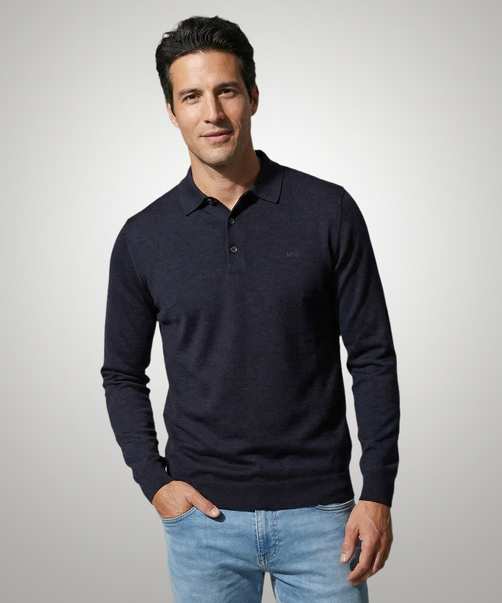 McGregor Polo Sweater Merino Wool | McGregor New York