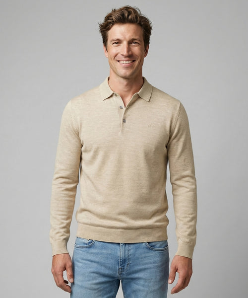 Polo Sweater Merino Wool | Kit