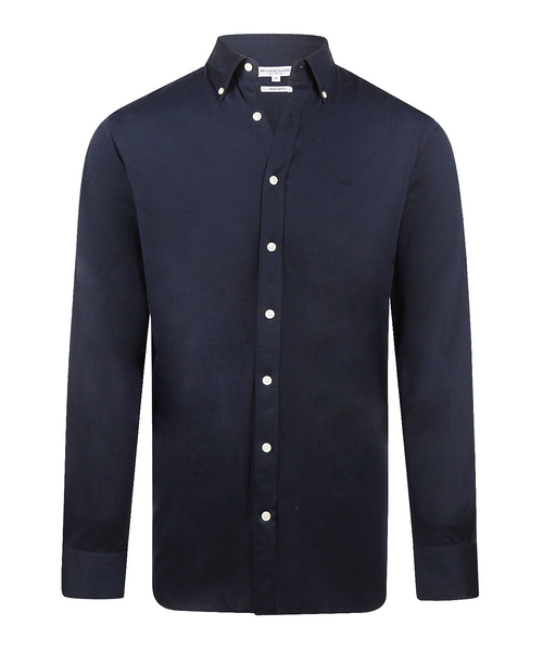 Overhemd Stretch Piqué | Navy