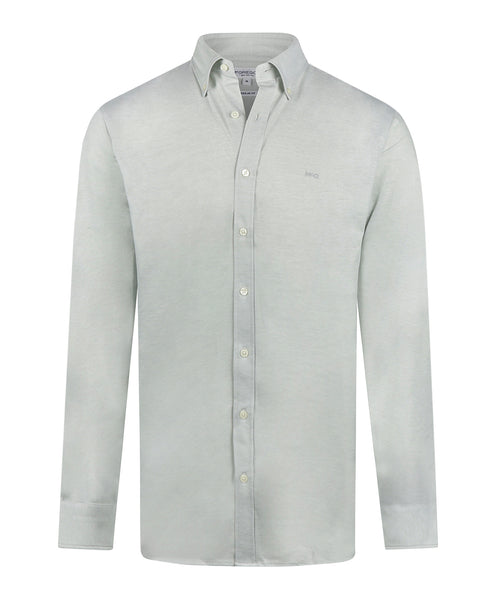 Overhemd Stretch Piqué | Light Olive
