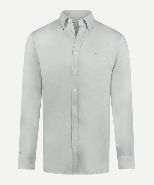 Stretch Piqué Shirt | Light Olive