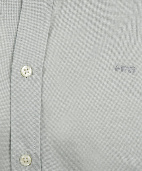 Stretch Piqué Shirt | Light Olive