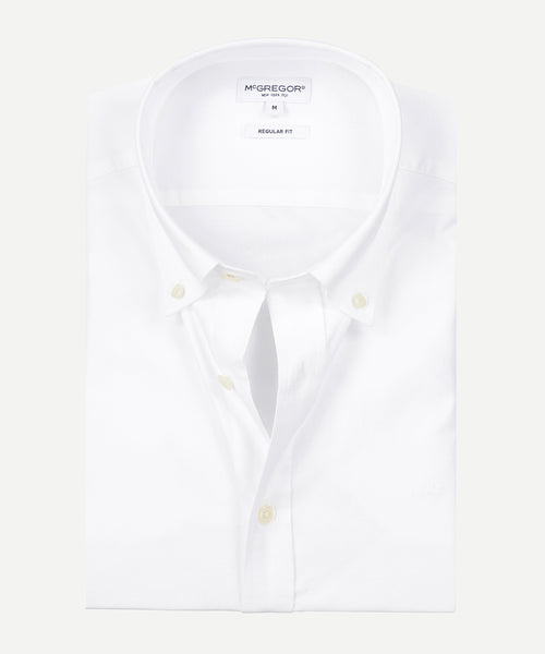 Overhemd Stretch Piqué | White