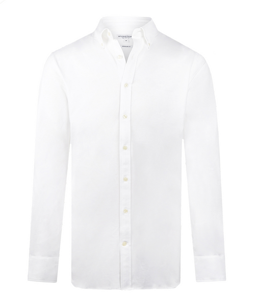 Overhemd Stretch Piqué | White