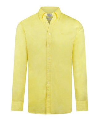 Overhemd Katoen Linnen | Light Yellow