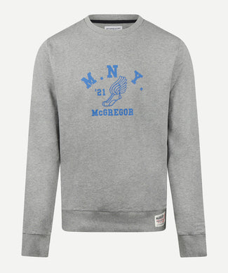 Graphic Crew | Medium Grey Melange