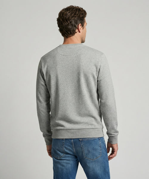 Graphic Crew | Medium Gray Melange