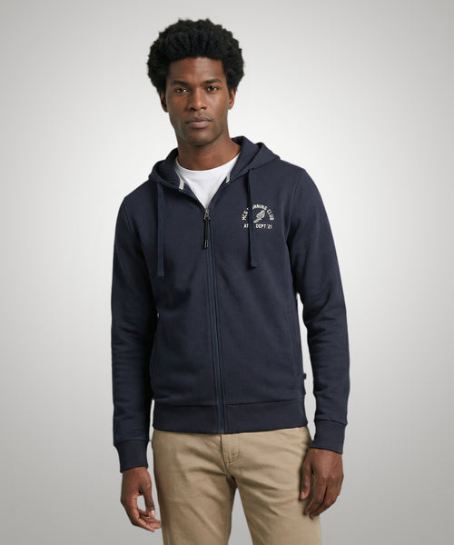 Zip-Thru Hoody | Navy