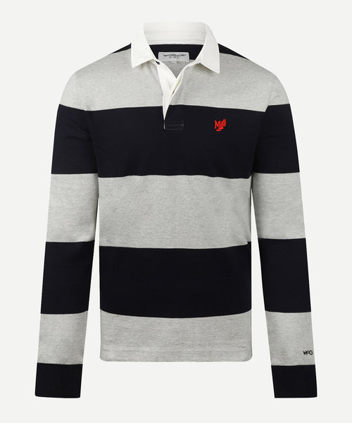 Rugbytrui Streep | Medium Grey Melange