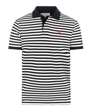 Piqué Polo Stripe | Off White