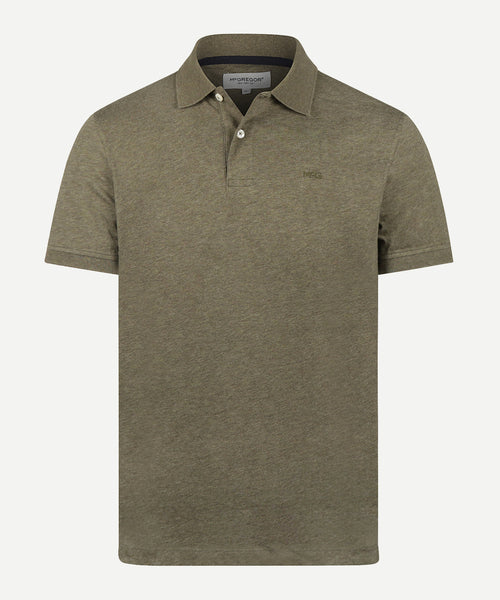 Jersey Polo Melange | Light Olive
