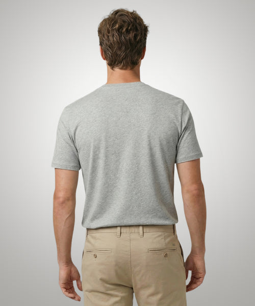 Essential McG Embroidery T-Shirt | Medium Grey Melange