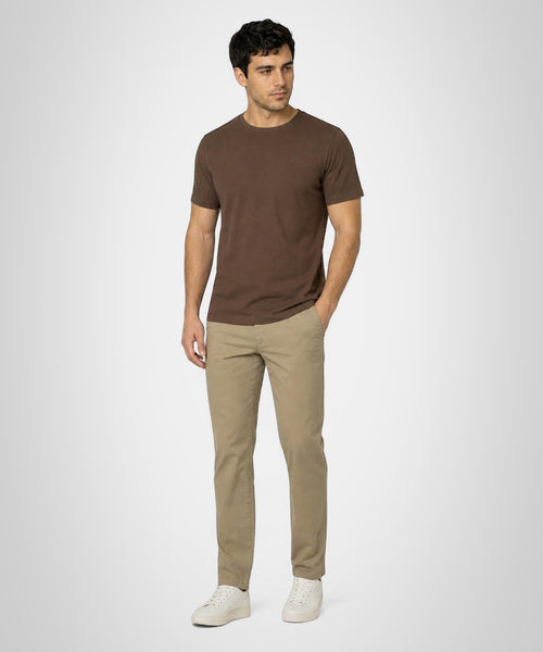 Interlock T-Shirt | Chocolate Brown