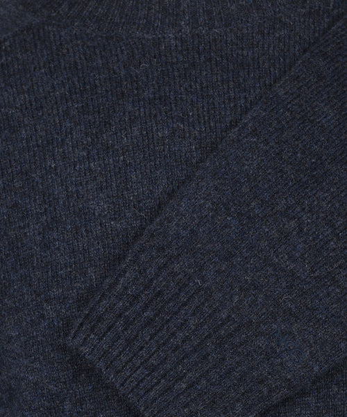 Trui Lamswol Ronde Hals | Navy