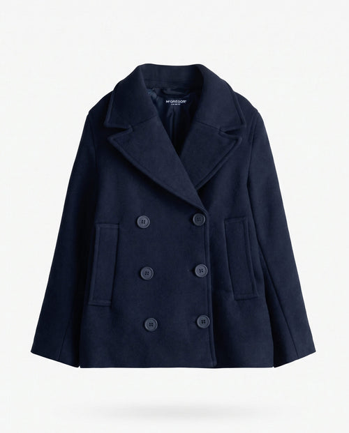 Wool Peacoat | Navy