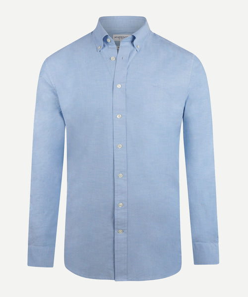 Overhemd Stretch Piqué | Light Blue