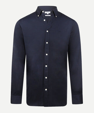 Overhemd Stretch Piqué | Navy