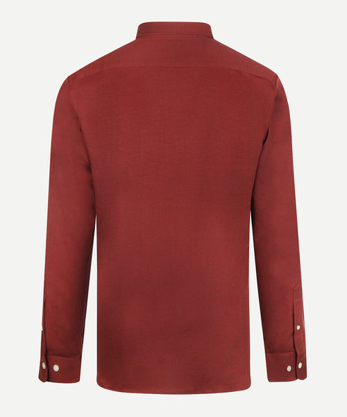 Overhemd Stretch Piqué | Burgundy