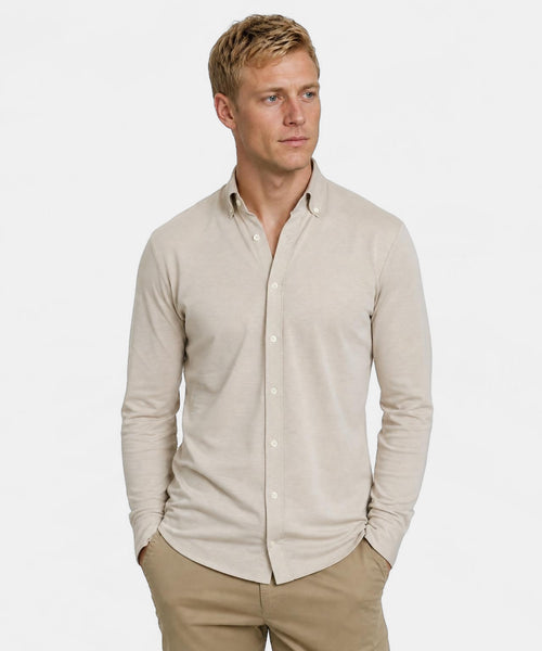 Overhemd Jersey | Sand