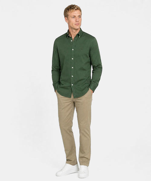 Overhemd Jersey | Dark Olive