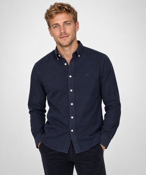 Overhemd Flanel Oxford | Navy