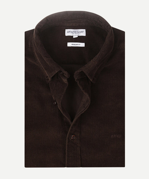 Overhemd Corduroy | Chocolate Brown