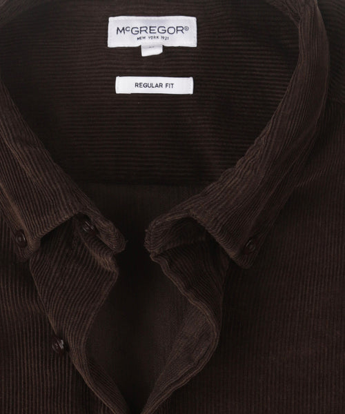 Overhemd Corduroy | Chocolate Brown
