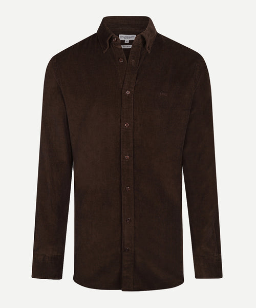 Overhemd Corduroy | Chocolate Brown