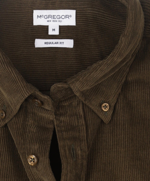 Overhemd Corduroy | Dark Olive
