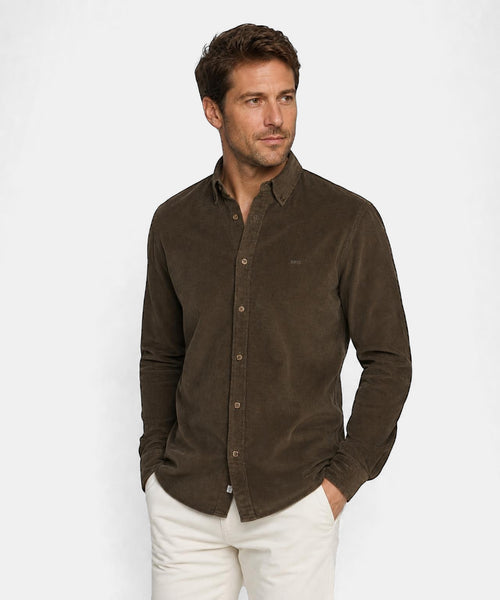 Overhemd Corduroy | Dark Olive