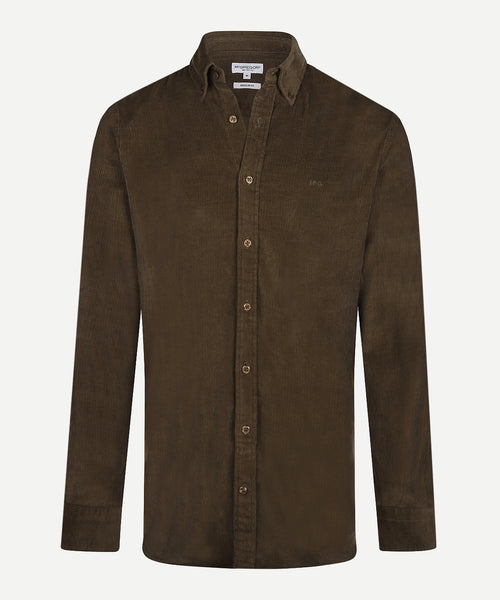 Overhemd Corduroy | Dark Olive