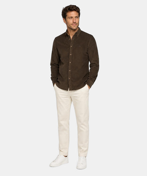 Overhemd Corduroy | Dark Olive
