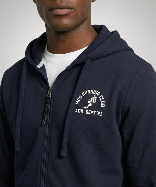 Zip Thru Hoody | Navy
