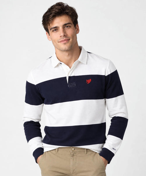 Two Stripe Rugby | Off White