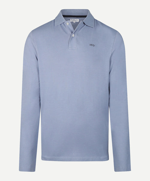 Classic Polo Lange Mouw | Chambray Blue