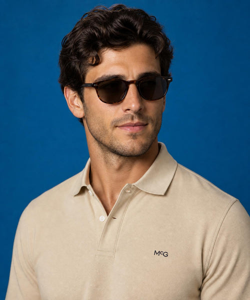 Classic Polo Lange Mouw | Sand