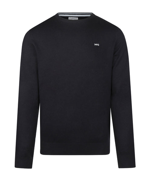 Trui Katoen-Kasjmier Ronde Hals | Navy