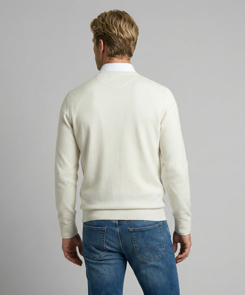 Trui Katoen-Kasjmier Ronde Hals | Kit