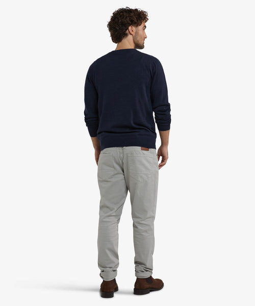 Trui Luxe Merinowol Ronde Hals | Navy