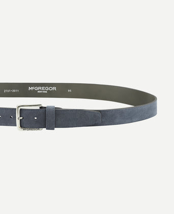 Manfield - Heren - Groene suède riem - Maat 85 Manfield - Heren - Groene suède riem - Maat 85