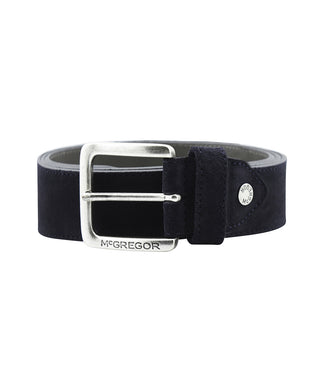 Suède leren riem | Navy