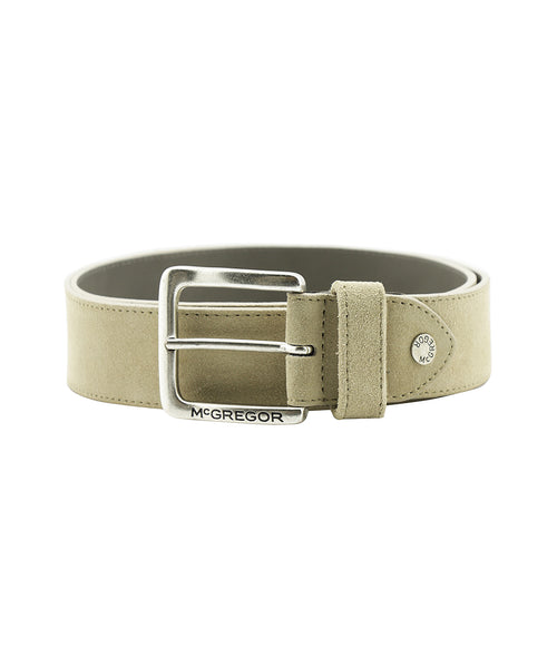 Suède leren riem | Sand