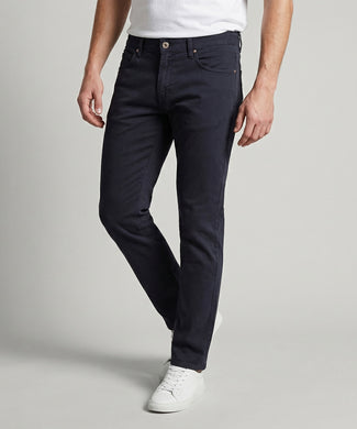 Broek Five Pocket Garment Dyed | Navy