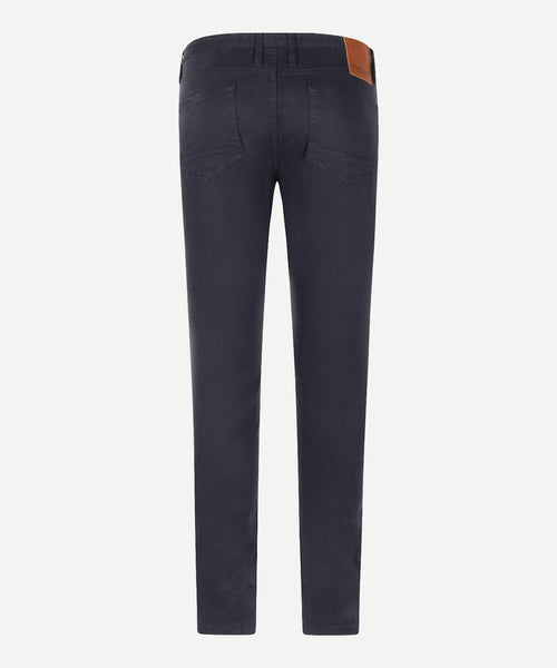 Broek Five Pocket Garment Dyed | Navy