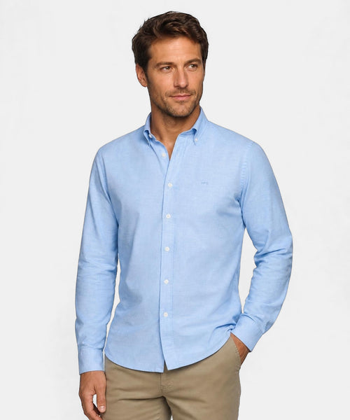 Overhemd Oxford Stretch | Light Blue