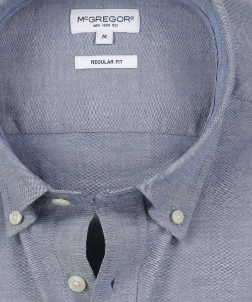 Overhemd Oxford Stretch | Navy